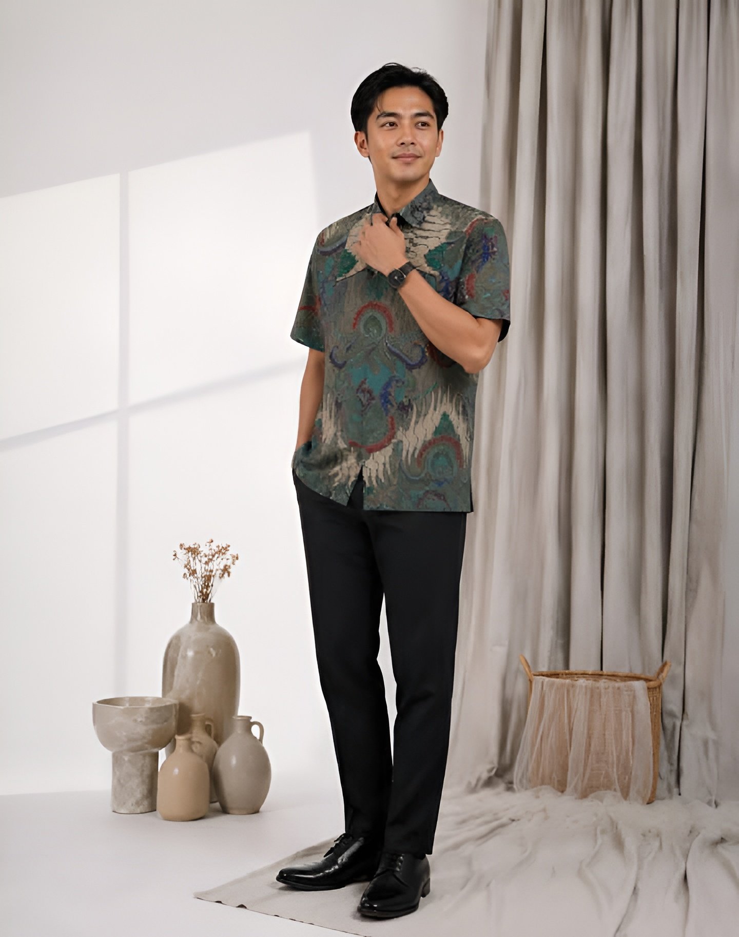 Hem Batik Khas Pekalongan 