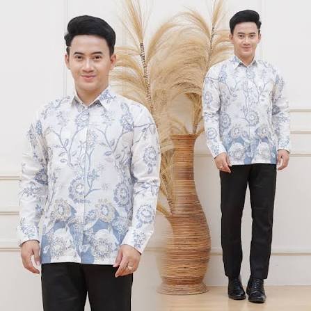 Batik KhasPekalongan Dasar Putih Dewasa